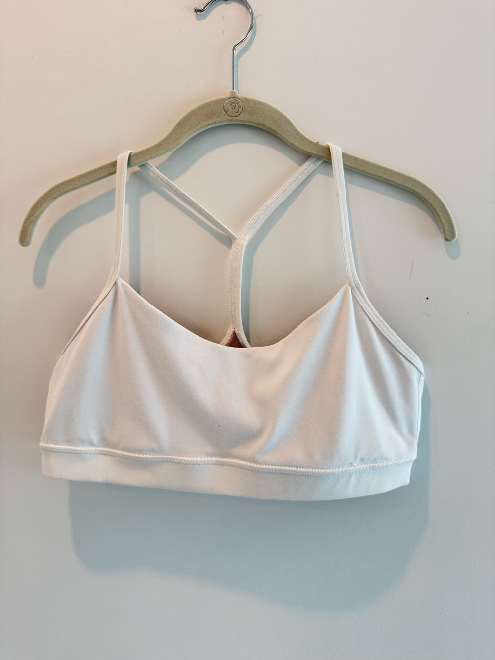 lululemon athletica White Strappy Sports Bra size 12